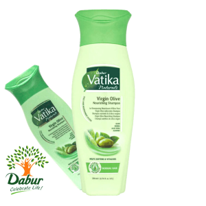 Vatika naturals, Shampoing à l’huile d’olive (Henné, Aloe Vera et Amande).