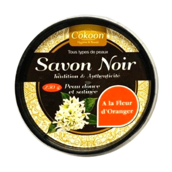 Savon Noir naturel à la Fleur d'Oranger - 250g - Cokoon