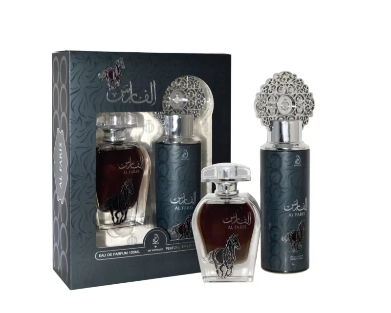 Coffret Parfum d'Orient - Al Faris - My Perfumes Dubaï - eau de parfum 100ml & brume corps 200ml