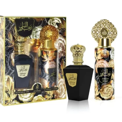 Coffret Parfum d'Orient - Zahoor Al Layl - My Perfumes Dubaï - eau de parfum 100ml & brume corps 200ml