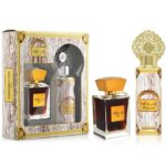 Coffret Parfum d’Orient – Khasha & Oud White edition – My Perfumes Dubaï – eau de parfum 100ml & brume corps 200ml