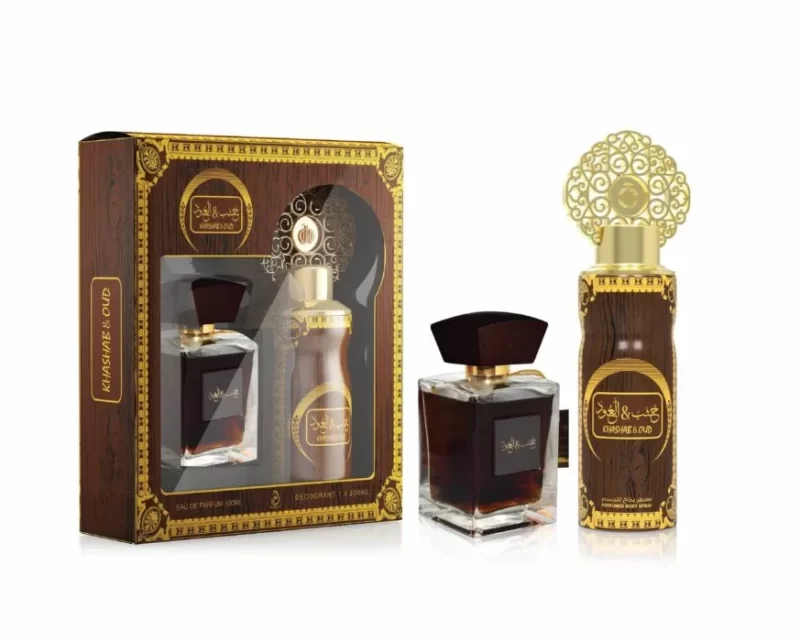 Coffret Parfum d'Orient - Khashab & oud intense - My Perfumes Dubaï - eau de parfum 100ml & brume corps 200ml