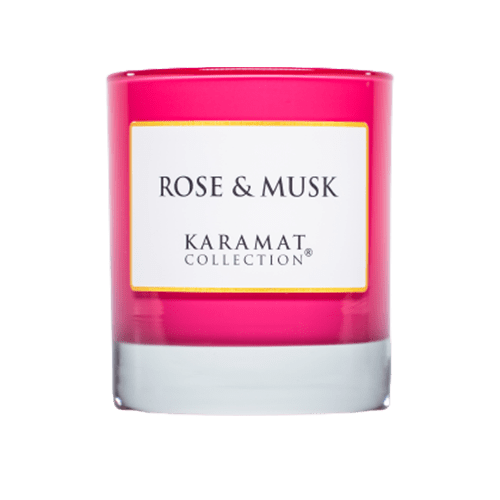Rose & Musk - Bougie Parfumée 40 heures - Karamat