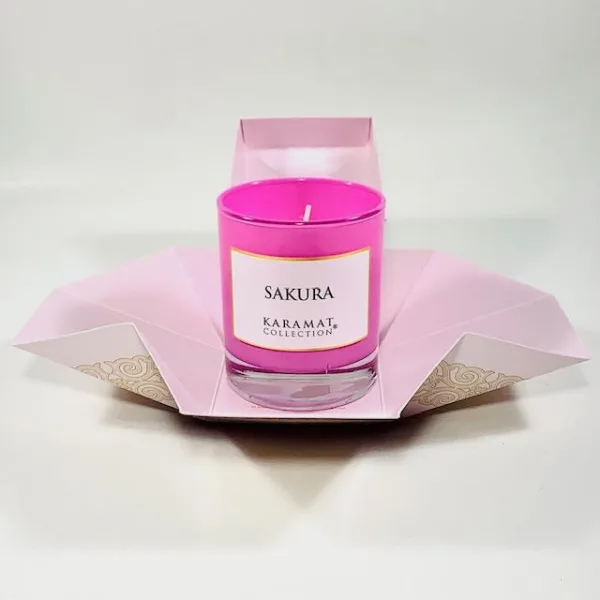 Sakura - Bougie Parfumée 40 heures - Karamat