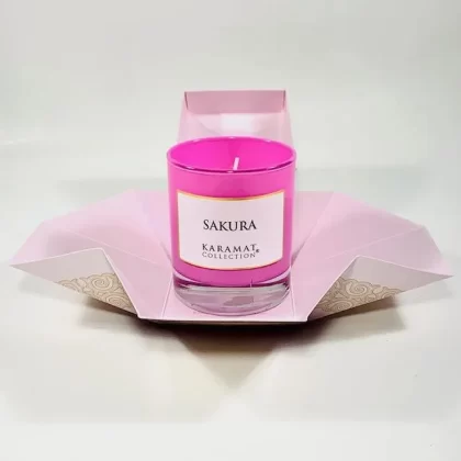 Sakura - Bougie Parfumée 40 heures - Karamat