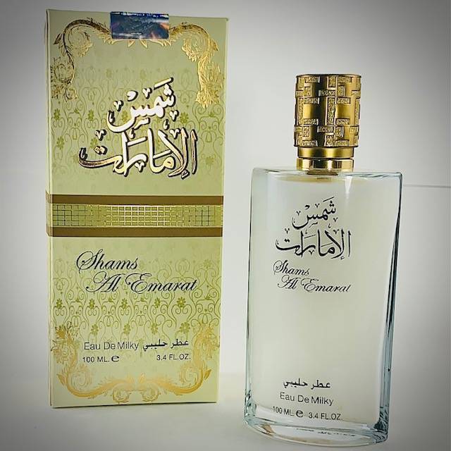 Shams al Ameerat – Eau de milky – Ard al zafaraan