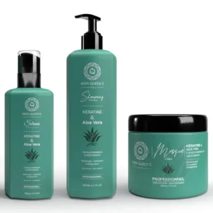 Kera Queen's - Keratine Aloe vera - kit d'entretien