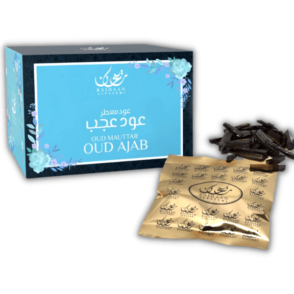Oud Ajab Oud Muattar - Bakhoor Encens - Raihaan Perfumes
