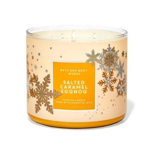 Salted Caramel Eggnog - Bougie parfumée - Bath And Body Works