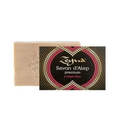 Savon d'alep prenium Argile Rose - Zeyna