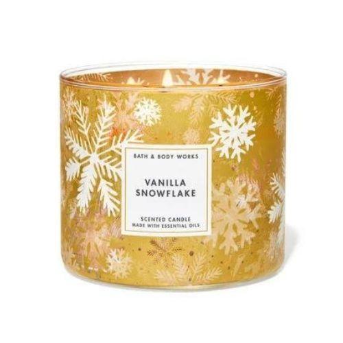 Vanilla Snowflake – Bougie parfumée – Bath And Body Works