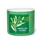 White Tea & Sage - Bougie parfumée - Bath And Body Works