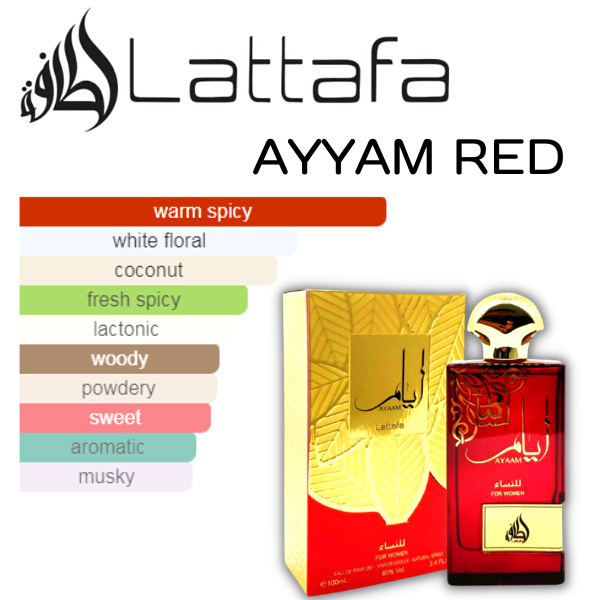Ayaam for women - Lattafa - Eau de parfum 100ml
