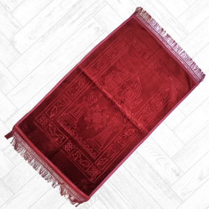 Tapis de Prière Ultra Doux Ultra Épais Rouge, anti-dérapant XXL