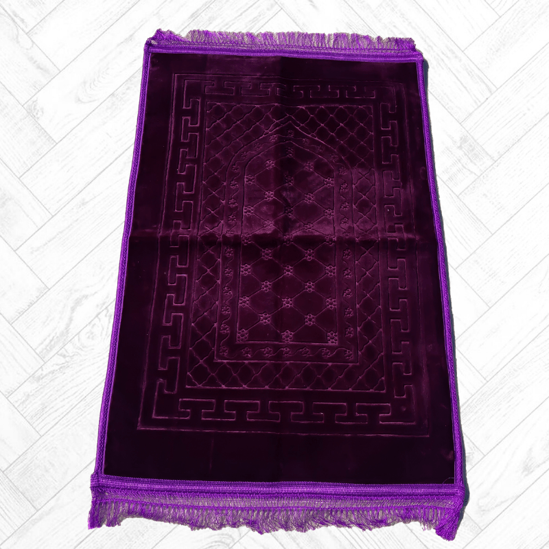 Tapis de Prière (épais et doux) Purple violet sombre