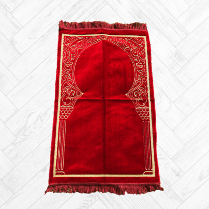 Tapis de Prière modèle Adam  Rouge