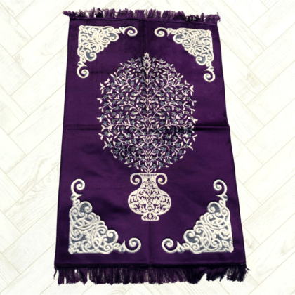 Tapis de Prière modèle Ayline import Turquie Violet