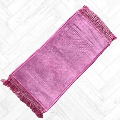 Tapis de Prière pour enfant épais et doux rose