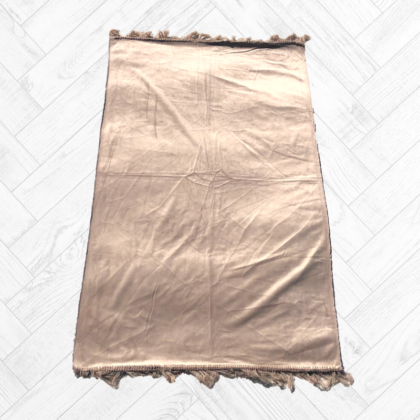 Tapis de Prière type velours fin beige