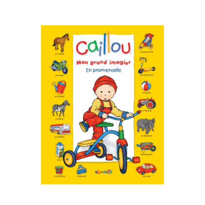 Caillou mon grand imagier en promenade français arabe