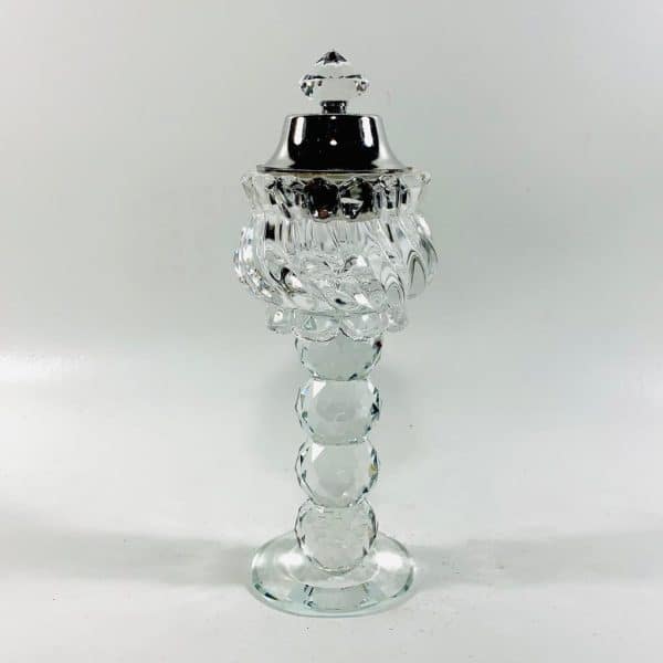 Encensoir style Oriental en verre - taille 23 cm