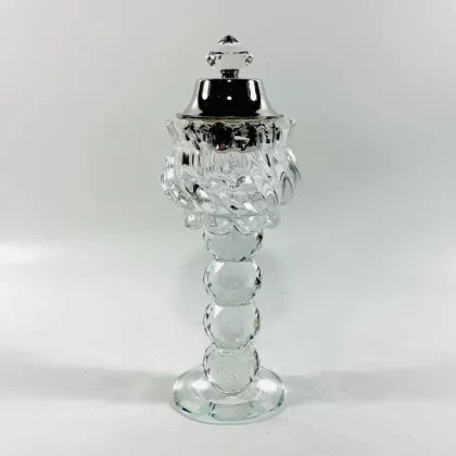 Encensoir style Oriental en verre - taille 23 cm