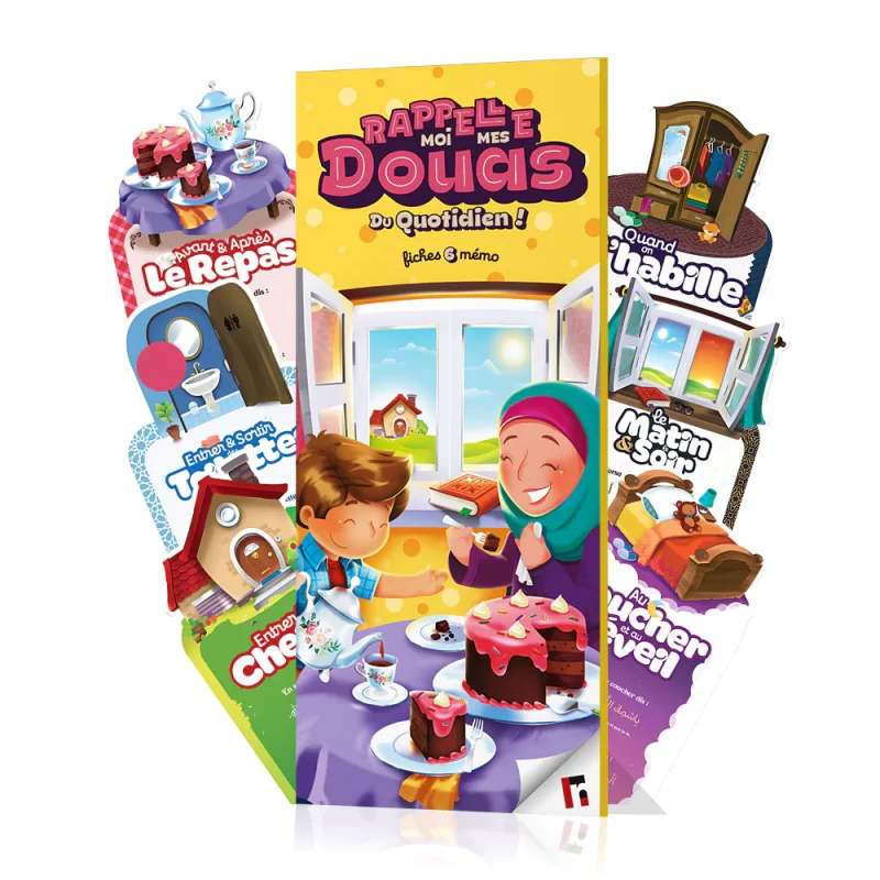 Rappelle-moi mes dou'as du quotidien learning roots  fiches d'apprentissages des duas de protection illustrées pour enfant