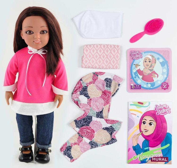 Salam sisters maryam  Poupée de Luxe Maxi taille 48 cm (1)