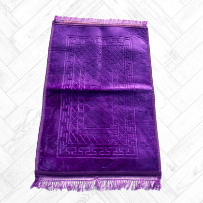 Tapis de Prière (épais et doux) Violet clair antidérapant