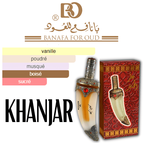 Khanjar – edp – Maison Banafa for Oud NOTES ALNAJAH
