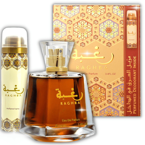 Raghba – Lattafa – eau de parfum – 100 ml + déo pack