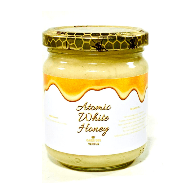 Atomic White Honey - Oasis des Vertus Le fameux miel Blanc du kirghizistan 