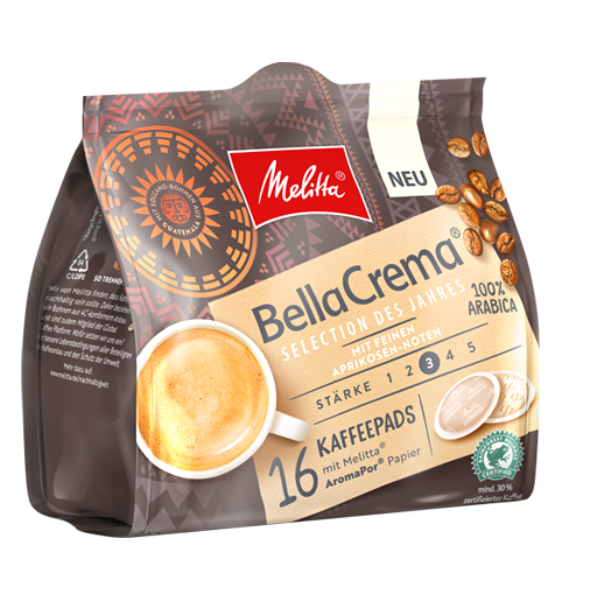 Café Melitta - Bella Crema Sélection de l'Année - senseo