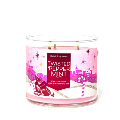 Twisted Pepper Mint - Bougie parfumée - Bath And Body Works