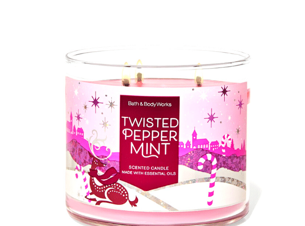 Twisted Pepper Mint - Bougie parfumée - Bath And Body Works