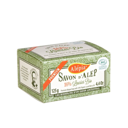 Savon d'Alep Laurier Bio 16% - Alepia