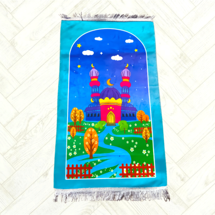 Tapis Enfants - Imprimés - Bleu d'eau