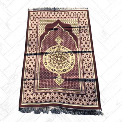 Tapis de Prière modèle Jameel import Turquie Rouge
