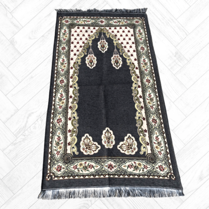 Tapis de Prière modèle Sana import Turquie Noir