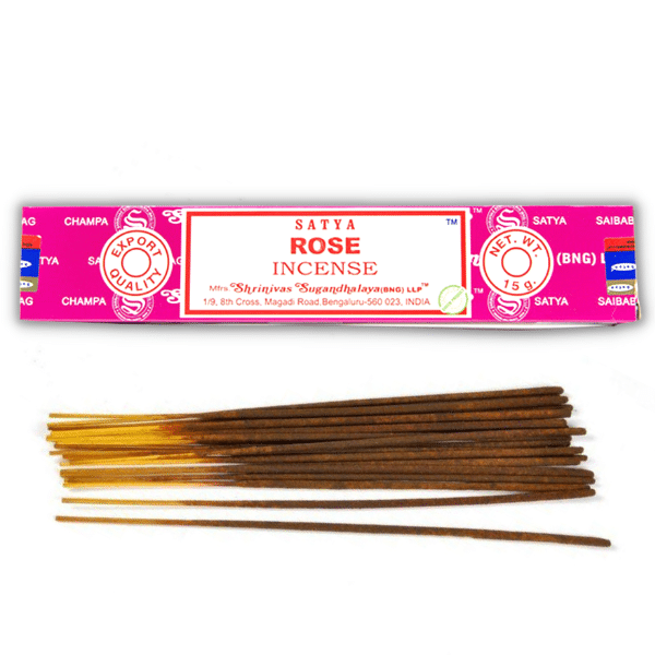 bâtons d'encens - rose -satya - import inde
