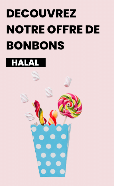 Bonbons halals vegan