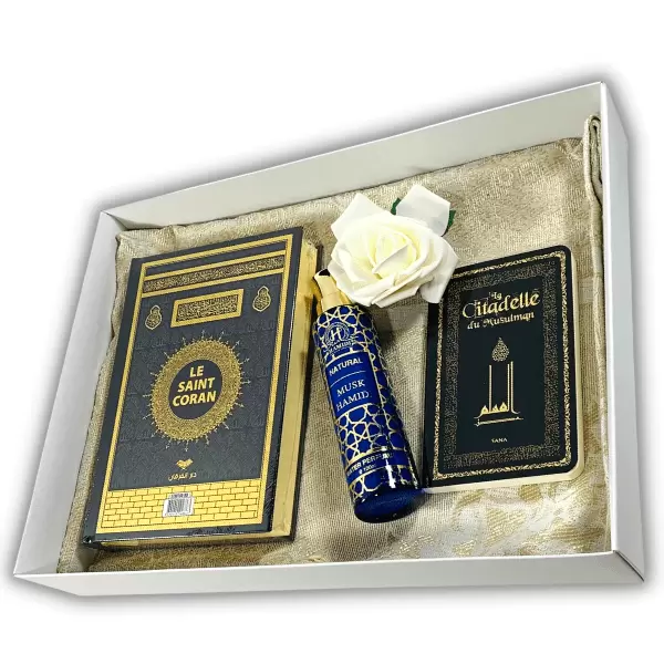 Coffret Coran 4 pièces Aswad Kaaba