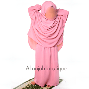 Jilbab fillette Na3im couleur Rose