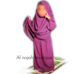Jilbab fillette Na3im couleur Violet clair
