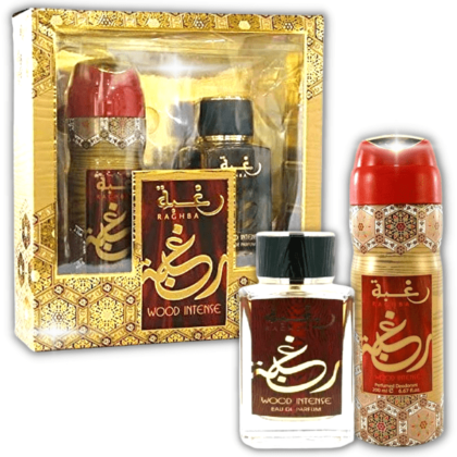 Raghba Wood Intense - Lattafa - Coffret Cadeau - 100 ml