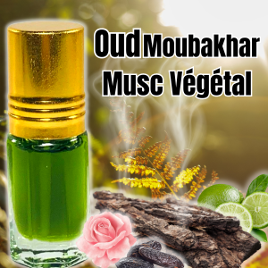 Oud Moubakhar élixir de Parfum Musc Végétal - 3ml