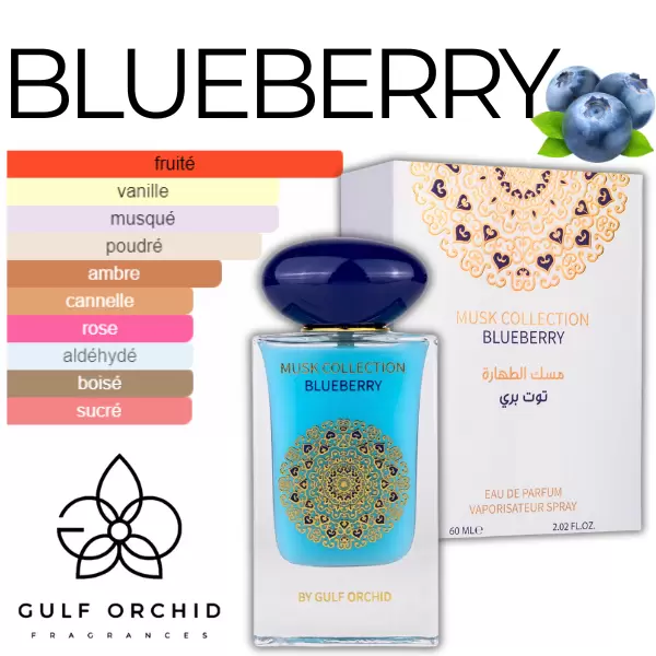 Blueberry - Musk Collection - Gulf Orchid - Eau de parfum - 60 ml